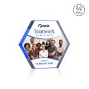 Gilford Hexagon VividPrint&trade; Award - Blue