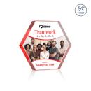 Gilford Hexagon VividPrint&trade; Award - Red