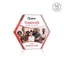 Gilford Hexagon VividPrint&trade; Award - Red