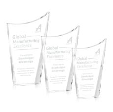 Burnett Award - Clear - Crystal Awards