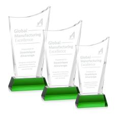 Burnett Award on Newhaven Base - Green - New Items