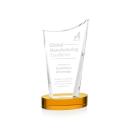 Burnett Award on Alberton Base - Amber