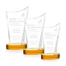 Burnett Award on Alberton Base - Amber