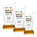 Burnett VividPrint&trade; Award on Newhaven Base - Amber