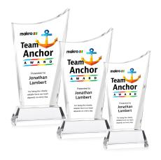 Burnett VividPrint Award on Newhaven Base - Clear - Recognition Awards