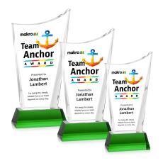 Burnett VividPrint Award on Newhaven Base - Green - Shop by Recipient