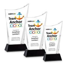 Burnett VividPrint Award on Newhaven Base - Black - Recognition Awards