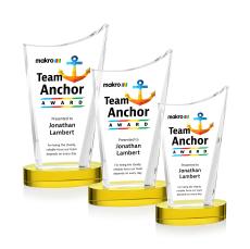 Burnett VividPrint Award on Alberton Base - Gold - Crystal Awards