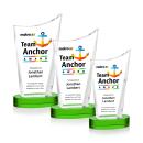 Burnett VividPrint&trade; Award on Alberton Base - Green