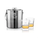 Catania Ice Bucket & Arcadia On-the-Rocks Set