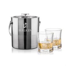 Catania Ice Bucket & Avalon On-the-Rocks Set - Glasses Sets