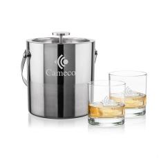 Catania Ice Bucket & Aristocrat On-the-Rocks Set - Glasses Sets