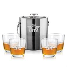 Catania Ice Bucket & Carberry On-the-Rocks Set - Barware Gift Sets