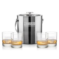 Catania Ice Bucket & Chelsea On-the-Rocks Set - Barware Gift Sets