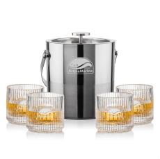 Catania Ice Bucket & Dillard On-the-Rocks Set - Barware Gift Sets
