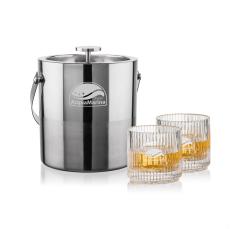 Catania Ice Bucket & Dillard On-the-Rocks Set - Glasses Sets