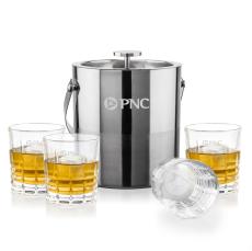 Catania Ice Bucket & Fortino On-the-Rocks Set - Barware Gift Sets