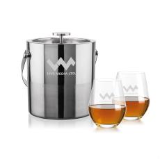 Catania Ice Bucket & Graydon On-the-Rocks Set - Corporate Gifts