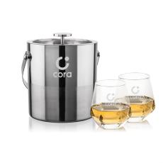 Catania Ice Bucket & Hartsdale On-the-Rocks Set - Corporate Gifts
