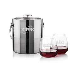 Catania Ice Bucket & Hogarth On-the-Rocks Set - Corporate Gifts