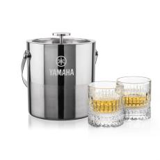 Catania Ice Bucket & Hathaway On-the-Rocks Set - Corporate Gifts