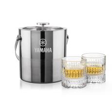 Catania Ice Bucket & Hathaway On-the-Rocks Set - Corporate Gifts