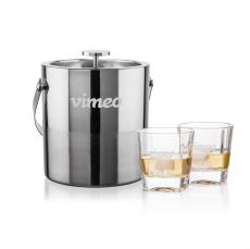 Catania Ice Bucket & Kansas On-the-Rocks Set - Corporate Gifts