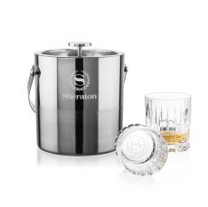 Catania Ice Bucket & Princeton On-the-Rocks Set - Corporate Gifts