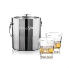 Catania Ice Bucket & Santana On-the-Rocks Set - Corporate Gifts
