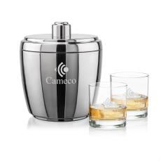 Pescara Ice Bucket & Aristocrat On-the-Rocks Set - Corporate Gifts