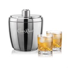 Pescara Ice Bucket & Durham On-the-Rocks Set - Barware Gift Sets