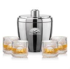 Pescara Ice Bucket & Dillard On-the-Rocks Set - Barware Gift Sets