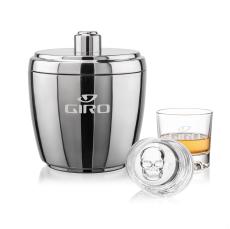 Pescara Ice Bucket & Delrina Skull On-the-Rocks Set - Glasses Sets