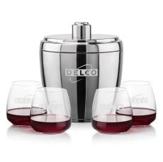 Pescara Ice Bucket & Hogarth On-the-Rocks Set - Barware Gift Sets