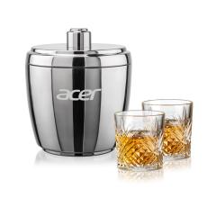 Pescara Ice Bucket & Milford On-the-Rocks Set - Corporate Gifts