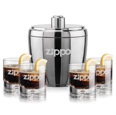 Pescara Ice Bucket & Montana On-the-Rocks Set - Barware Gift Sets