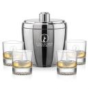 Pescara Ice Bucket & Romford On-the-Rocks Set