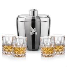 Pescara Ice Bucket & RIEDEL Spey On-the-Rocks Set - Barware Gift Sets
