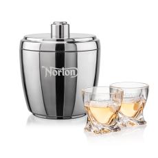 Pescara Ice Bucket & Seneca On-the-Rocks Set - Corporate Gifts