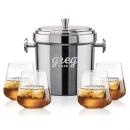Milano Ice Bucket & Breckland On-the-Rocks Set