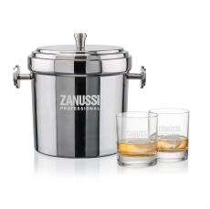 Milano Ice Bucket & Chelsea On-the-Rocks Set - Barware Gift Sets