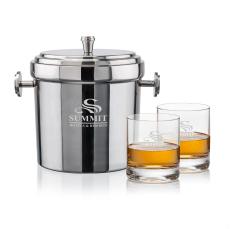 Milano Ice Bucket & Dresden On-the-Rocks Set - Barware Gift Sets