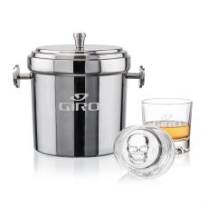 Milano Ice Bucket & Delrina Scull On-the-Rocks Set - Corporate Gifts
