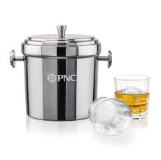 Milano Ice Bucket & Fortino On-the-Rocks Set - Barware Gift Sets