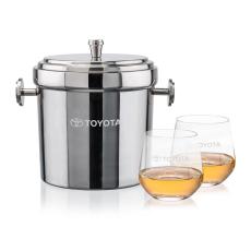 Milano Ice Bucket & Garland On-the-Rocks Set - Corporate Gifts