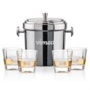 Milano Ice Bucket & Kansas On-the-Rocks Set
