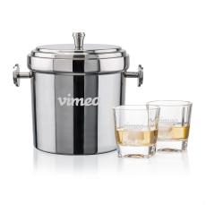 Milano Ice Bucket & Kansas On-the-Rocks Set - Barware Gift Sets