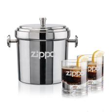Milano Ice Bucket & Montana On-the-Rocks Set - Barware Gift Sets