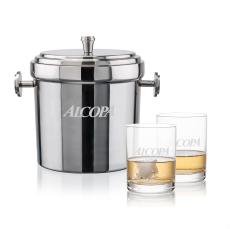 Milano Ice Bucket & Monterey On-the-Rocks Set - Barware Gift Sets