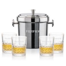 Milano Ice Bucket & Oakham On-the-Rocks set - Barware Gift Sets
